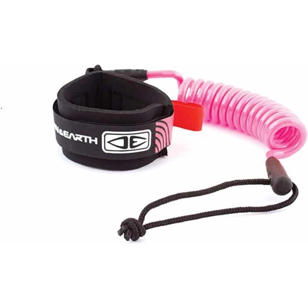Ocean+Earth Basic Wrist Coil Leash - Pink